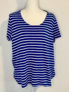 Tommy Bahama 100% Cotton Striped Top, Size L